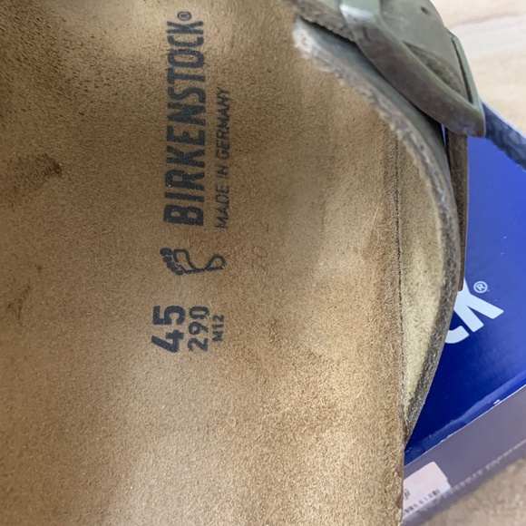 NIB Birkenstock Arizona Sandals in Faded Khaki - Picture 2 of 10